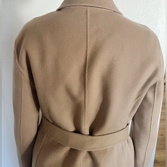 NWT theory tan brown wool coat - Picture 2 of 4